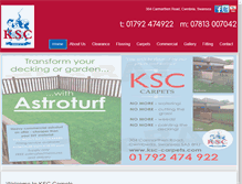 Tablet Screenshot of ksc-carpets.com